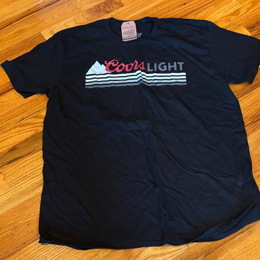 Coors Light Black Graphic Tee for Men